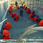 What did the US do with the al-Qaeda militants it gathered on an island in Guantanamo?