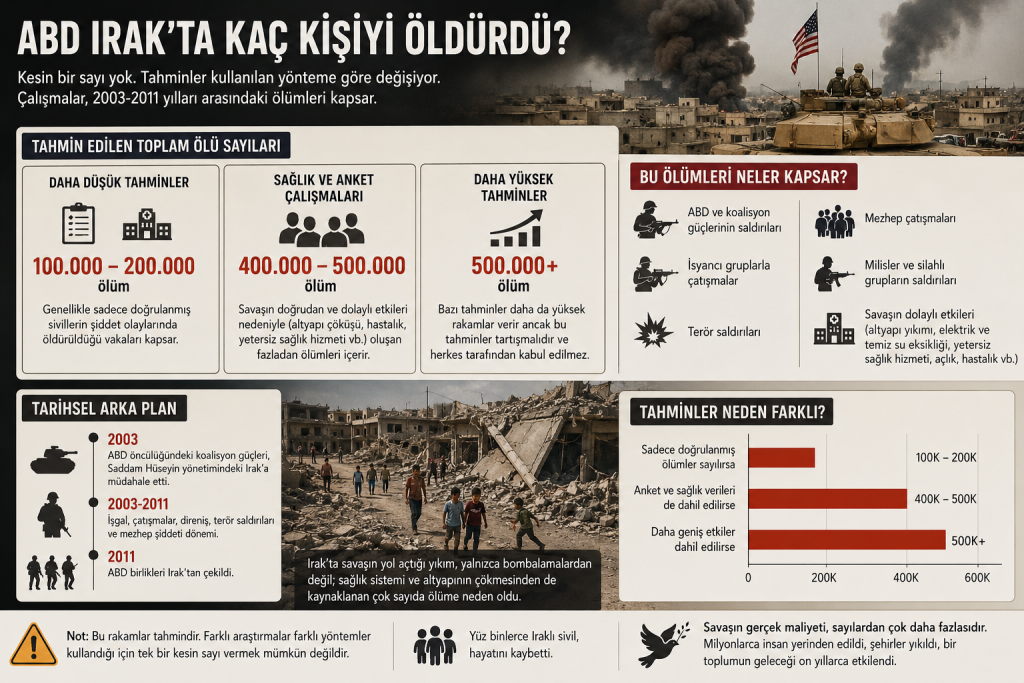 How many people did the US kill in Iraq?