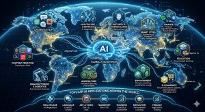 What are some of the most popular Artificial Intelligence (AI) applications in the world?