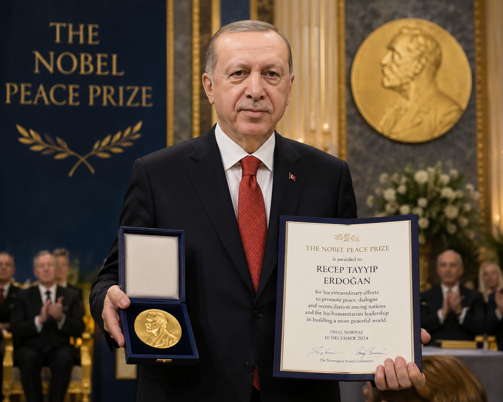 Does Erdoğan meet the criteria for receiving the Nobel Peace Prize?