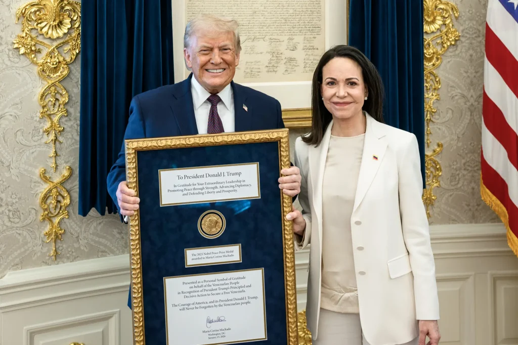 Trump received the Nobel Prize!