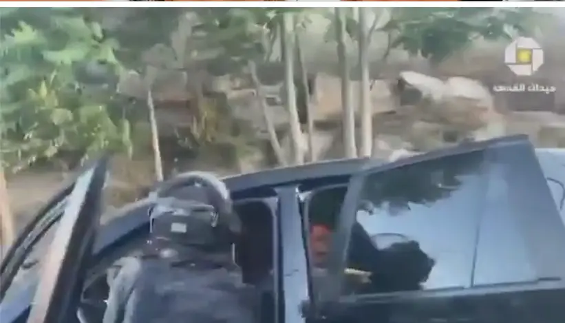 A despicable Israeli soldier