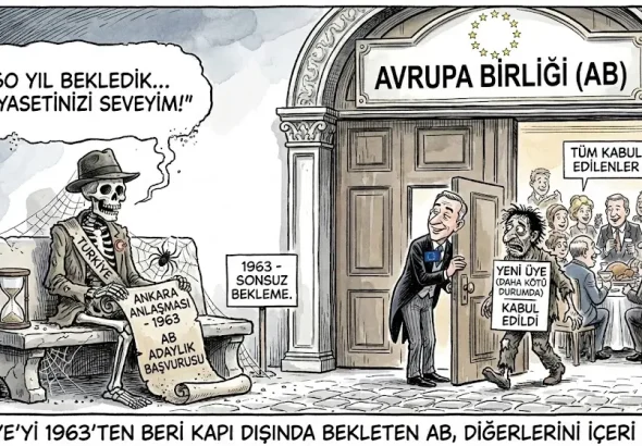 ABnin tüm dediklerini yapsaydık; ya ülke yabancı devletlerin işgaline uğramıştı, ya da bölünmüştü! Zamanla Kıbrıs'ta Türk falan kalmazdı... - If we had done everything the EU said, the country would either have been invaded by foreign powers or divided! In time, there wouldn't be any Turks left in Cyprus...