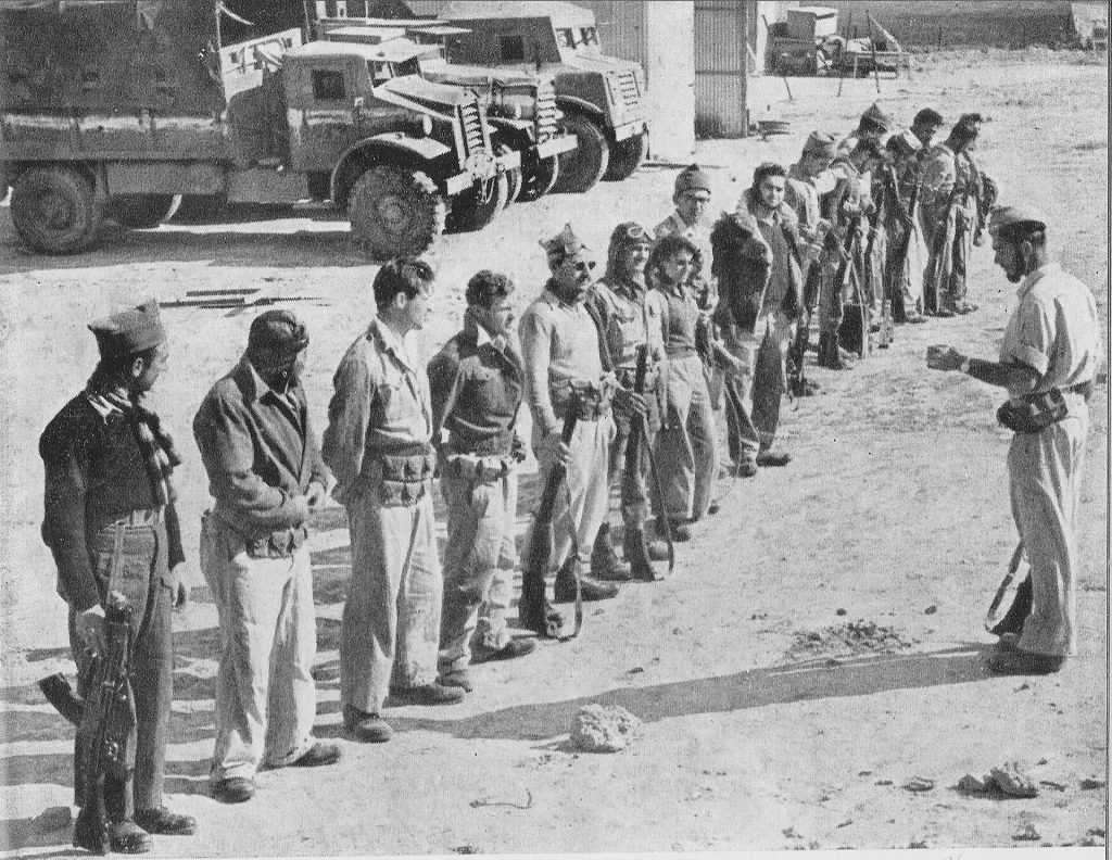 1947 1948 Haganah Palmach militia fighters archival photo