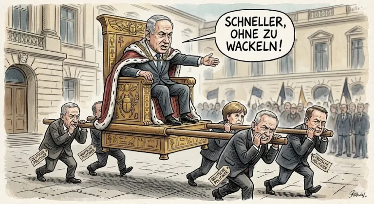 Why do the German government and institutions still behave in such a submissive, helpless, and powerless manner towards Israel?
