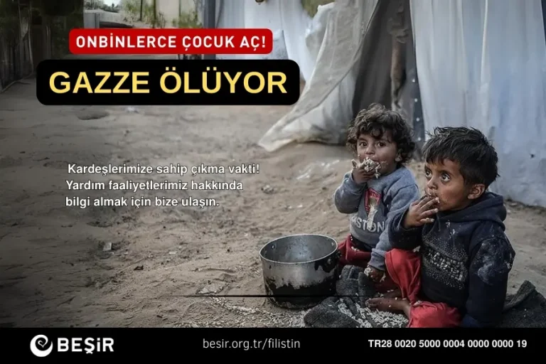 Gazze’ye nasıl yardım edilir diye düşünüyorsanız, Beşir Derneği size pratik ve güvenilir yollar sunuyor. İşte yapabilecekleriniz: