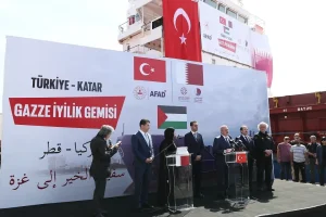 Gazze halkına ulaştırılmak üzere 29 Kasım’da Mersin’den demir alan ve 1.500 ton insani yardım malzemesi taşıyan ikinci insani yardım gemimiz Mısır’ın El Ariş Limanına ulaştı.