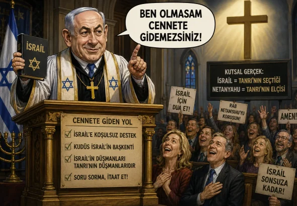 Yahudiler evanjelikleri çok kötü kazıklamışlar.