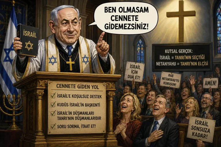 Yahudiler evanjelikleri çok kötü kazıklamışlar.